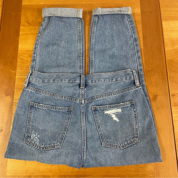 We the Free Urban Outfitters regular high rise button fly distressed jeans 28 - Picture 9 of 14